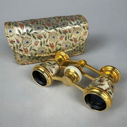 Par de prismatico de opera Napoleon III. Francia SXIX