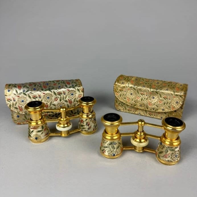 Par de prismatico de opera Napoleon III. Francia SXIX