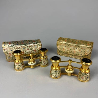 Par de prismatico de opera Napoleon III. Francia SXIX