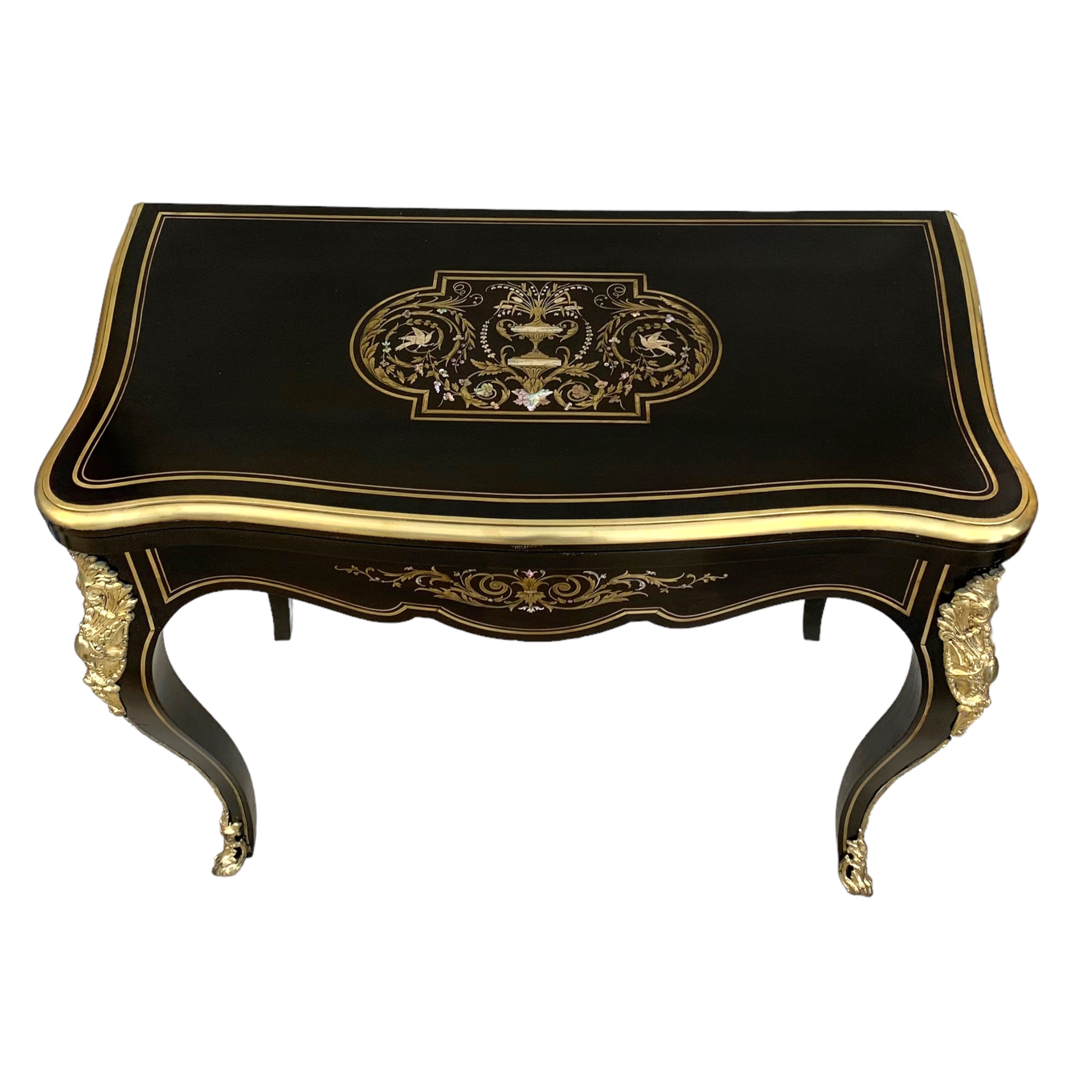 Mesa de juego Boulle SXIX