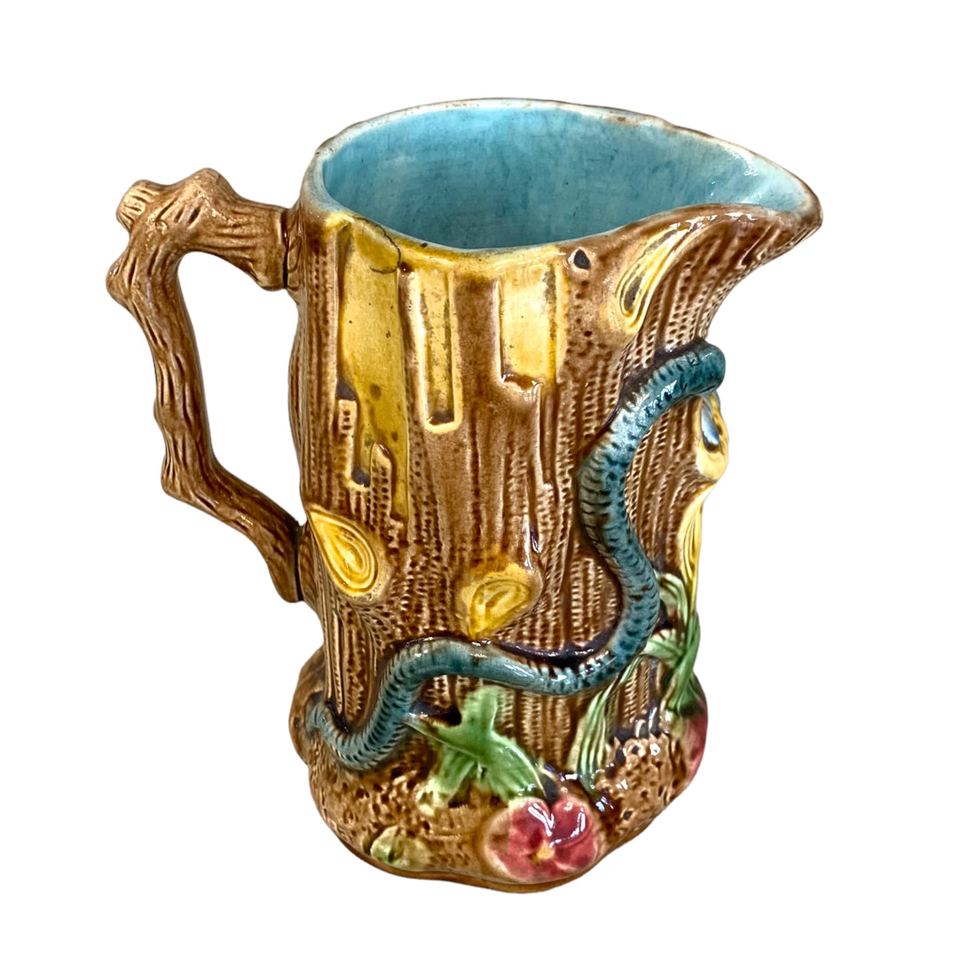 Jarra para vino de mayólica. SXIX