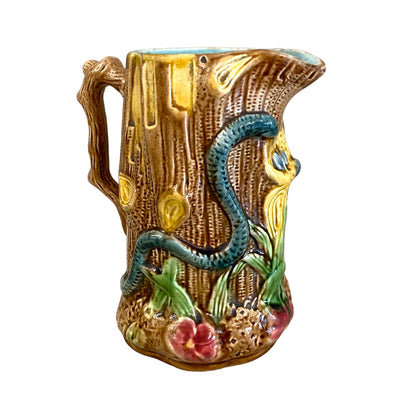 Jarra para vino de mayólica. SXIX