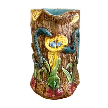 Jarra para vino de mayólica. SXIX