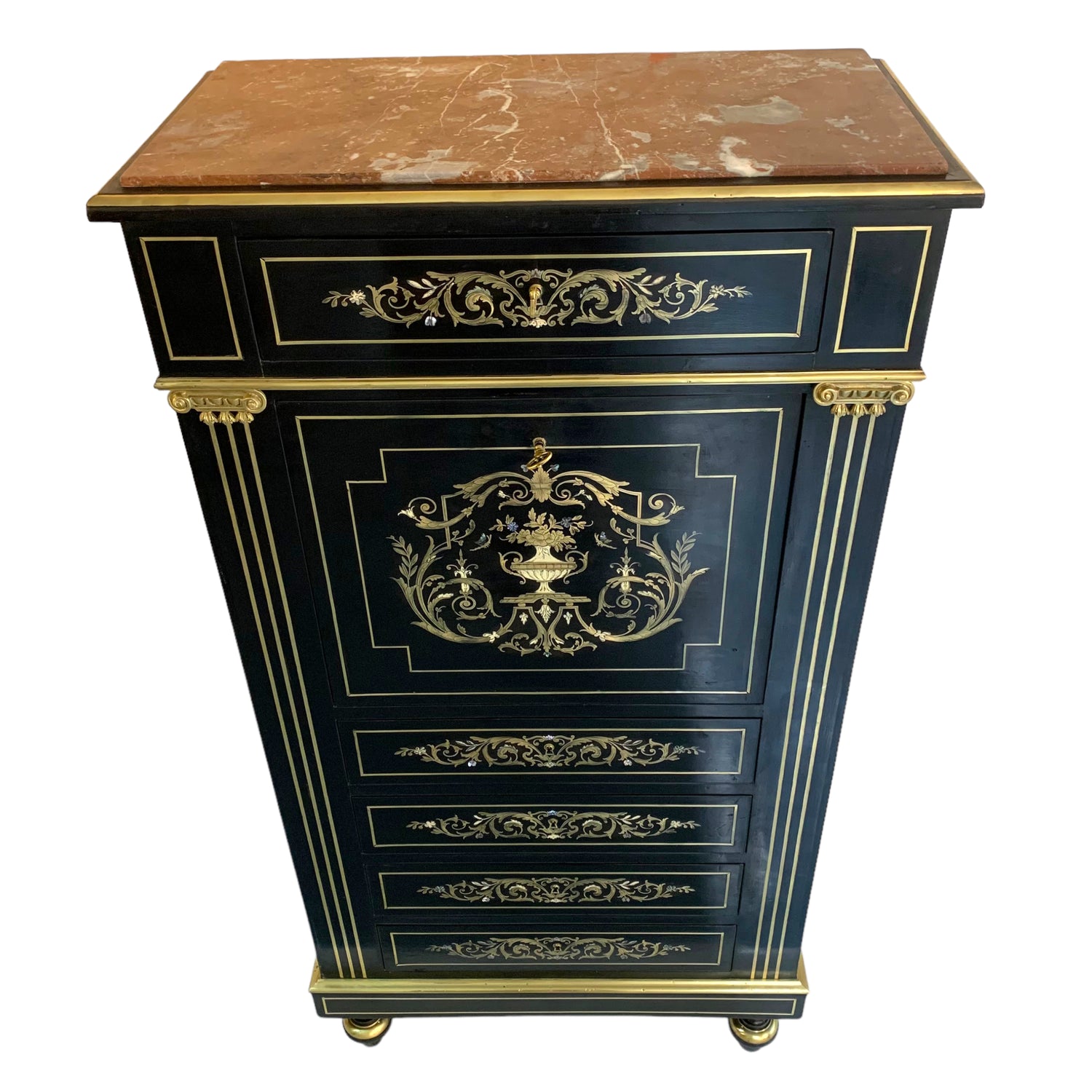 Chiffonier Boulle época Napoleón III SXIX