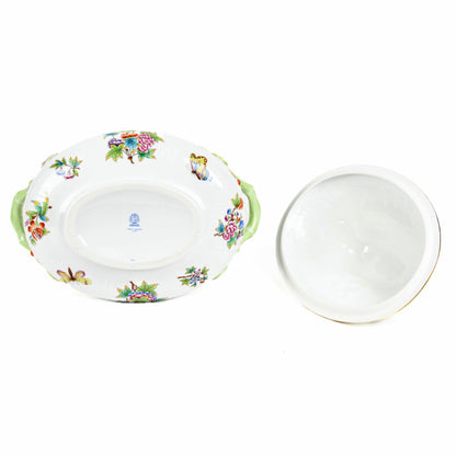 Espectacular sopera porcelana Herend "Reina Victoria". Hungría SXIX