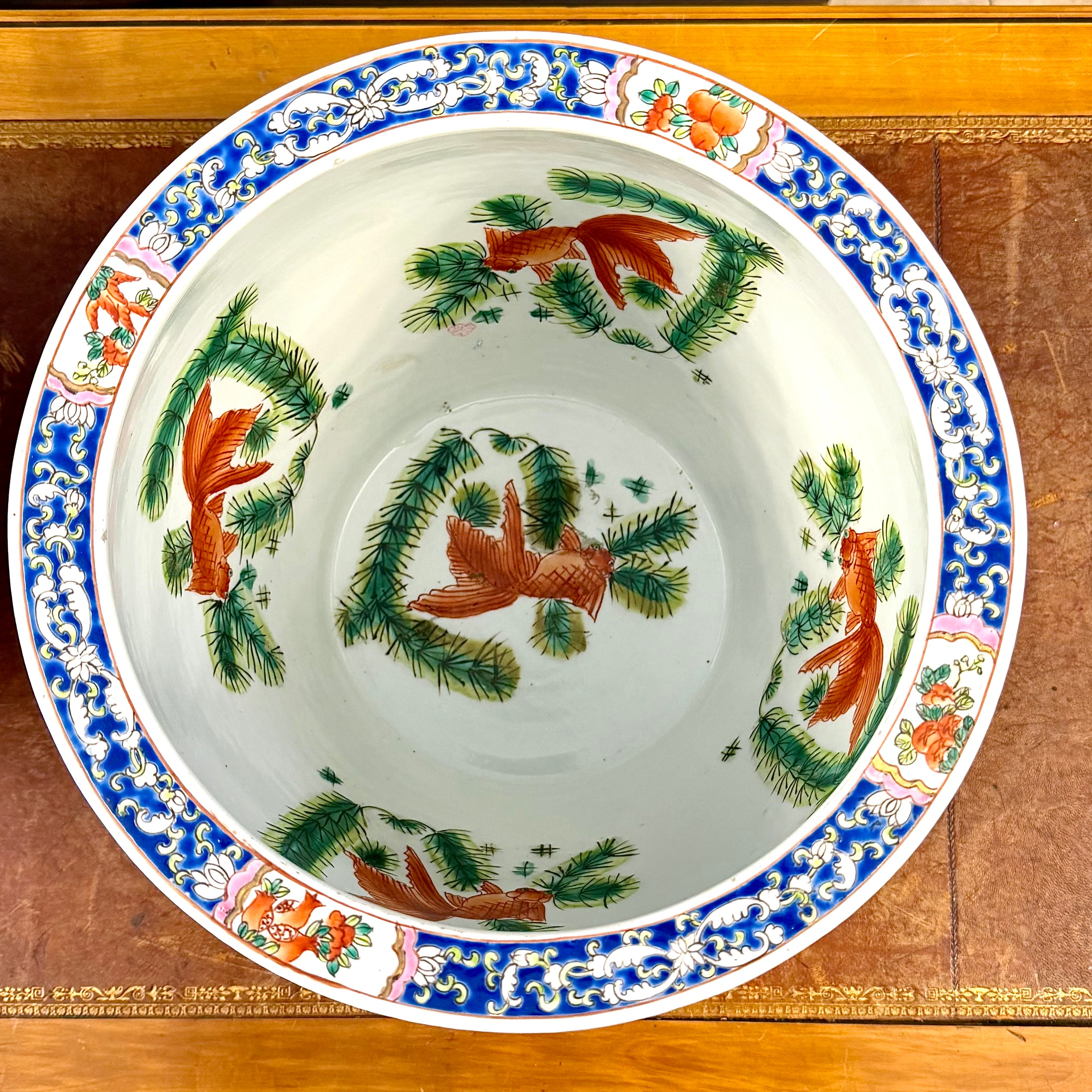 Magnifico par de peceras chinas de caolin. China SXIX