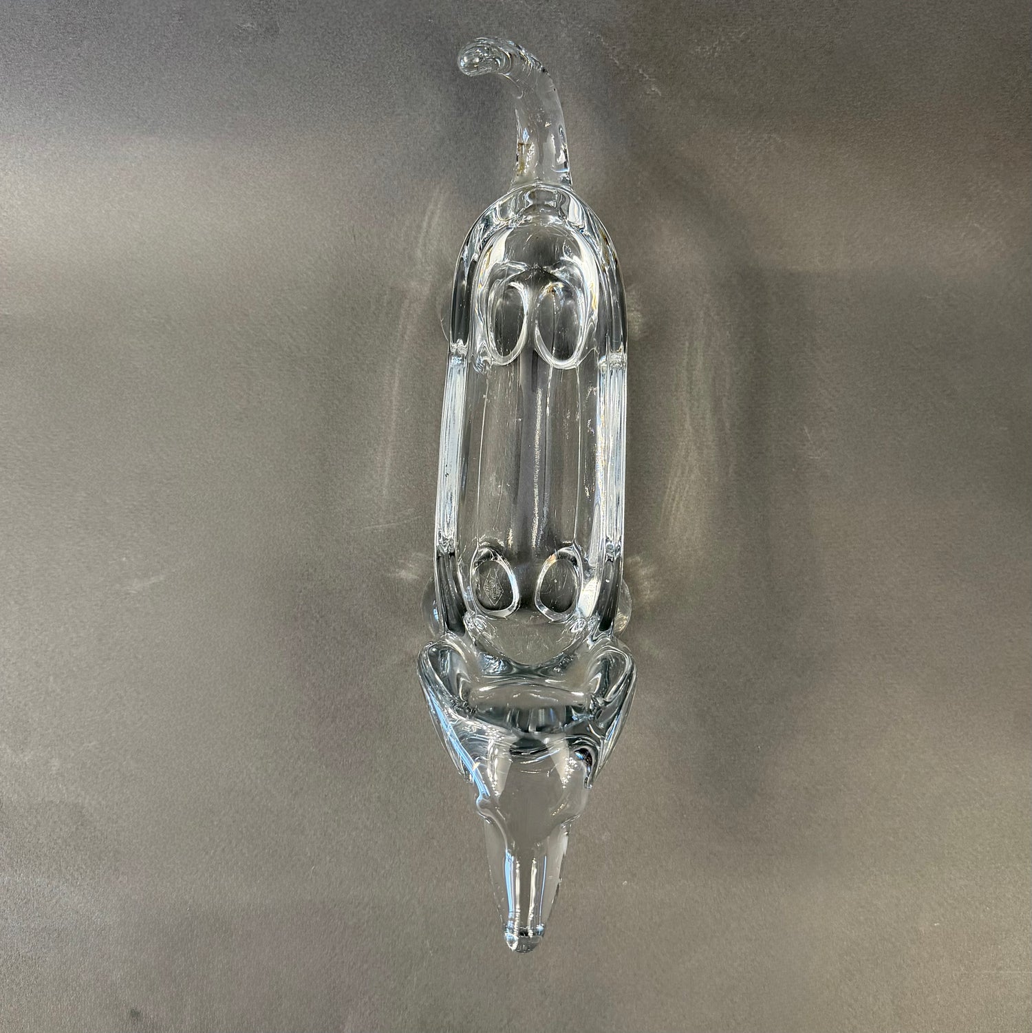 Perro salchicha de cristal francés Vannes-le-Chatel . Francia SXX