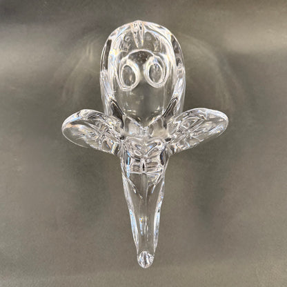 Elefante de cristal francés Vannes-le-Chatel. Francia SXX