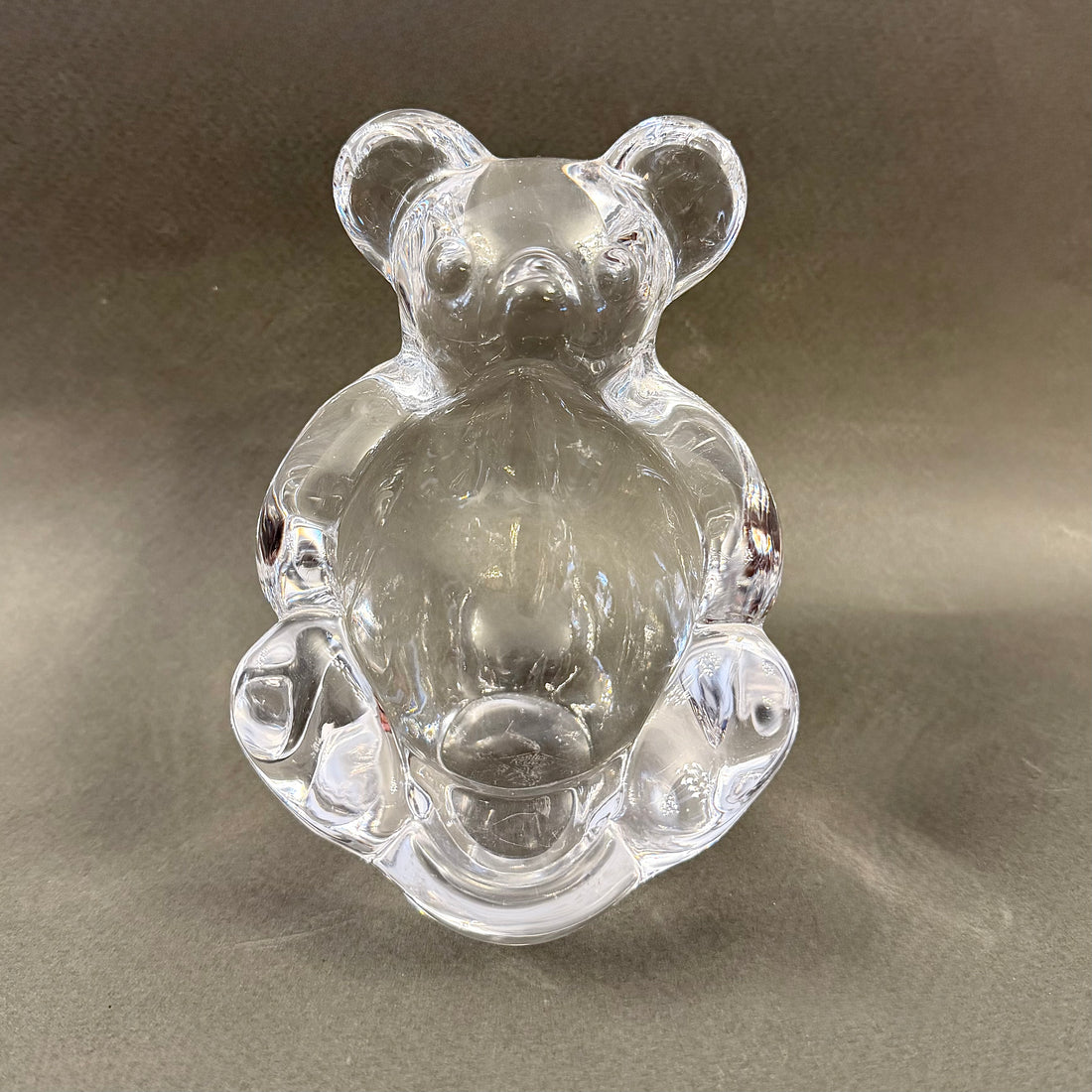 Oso de cristal de francés Vannes-le-Chatel. Francia SXX