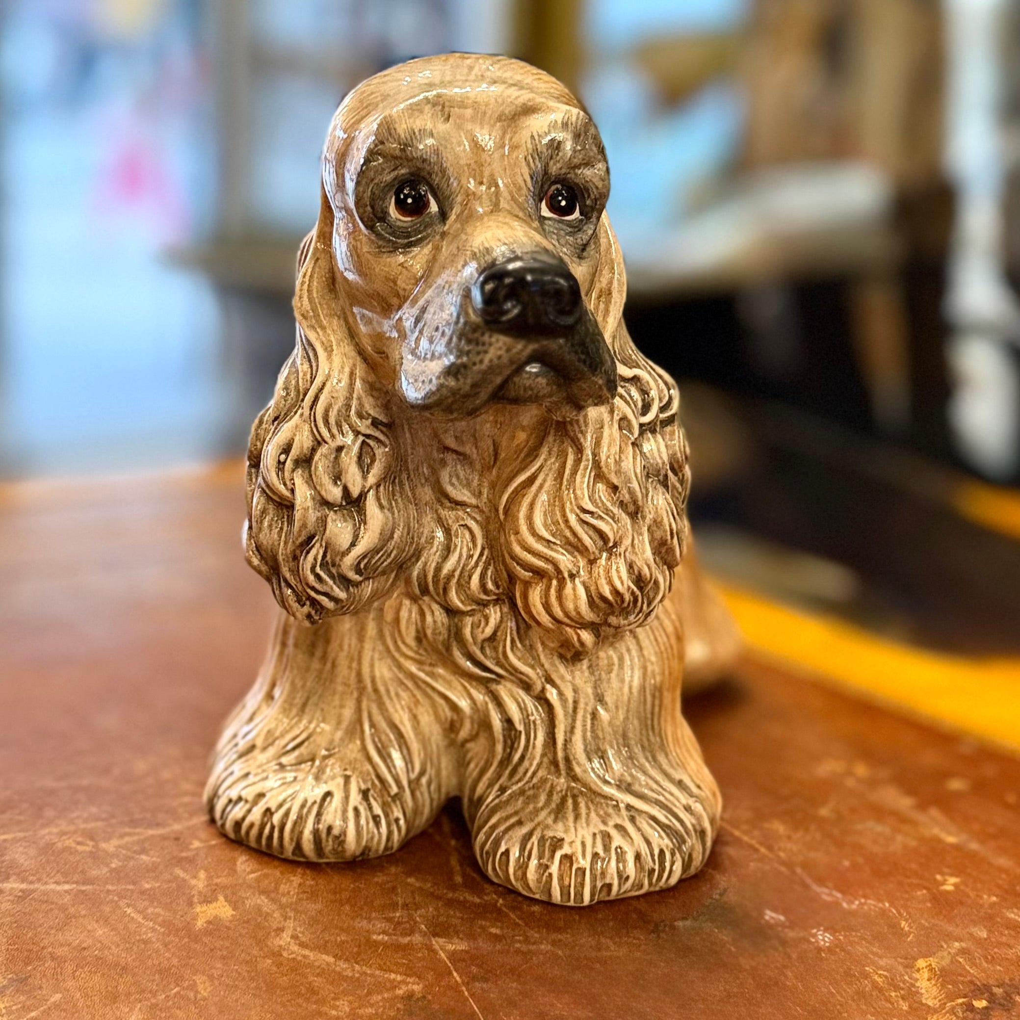 Cocker americano de porcelana diseño italiano. Italia SXX