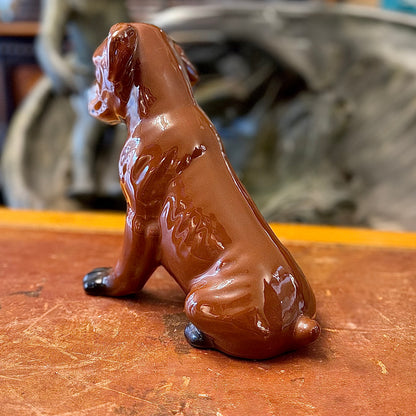 Cachorro Boxer de porcelana diseño italiano. Italia SXX