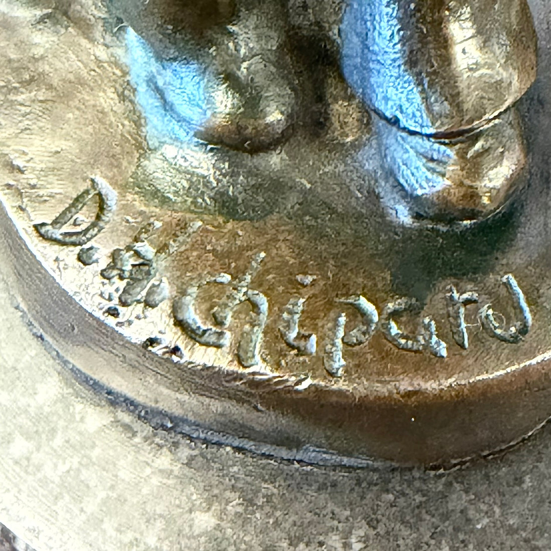 Escultura bronce "La Colegiala" Demetre Chiparus. Francia SXX