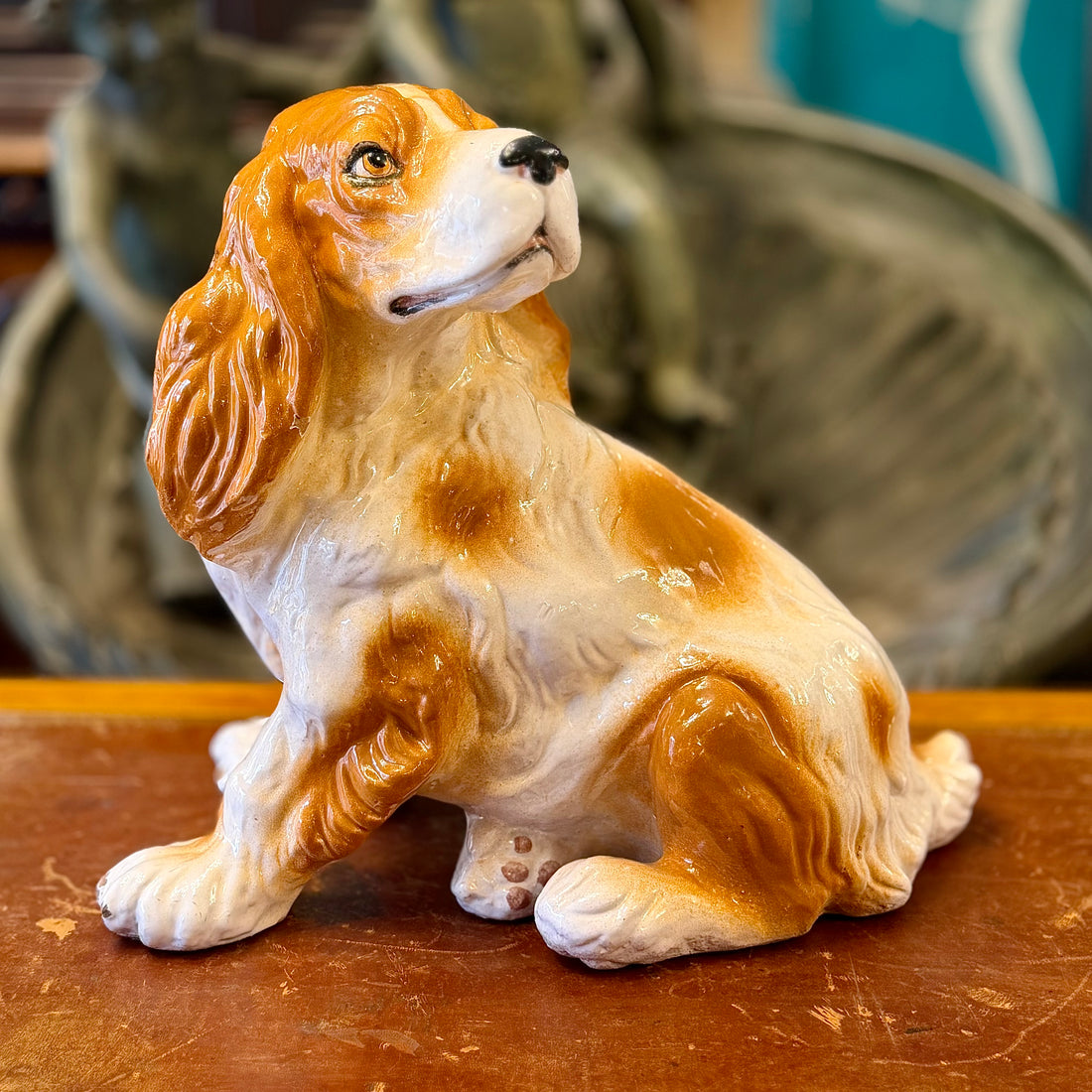 Perro Cocker Spaniel de cerámica diseño italiano. Italia SXX