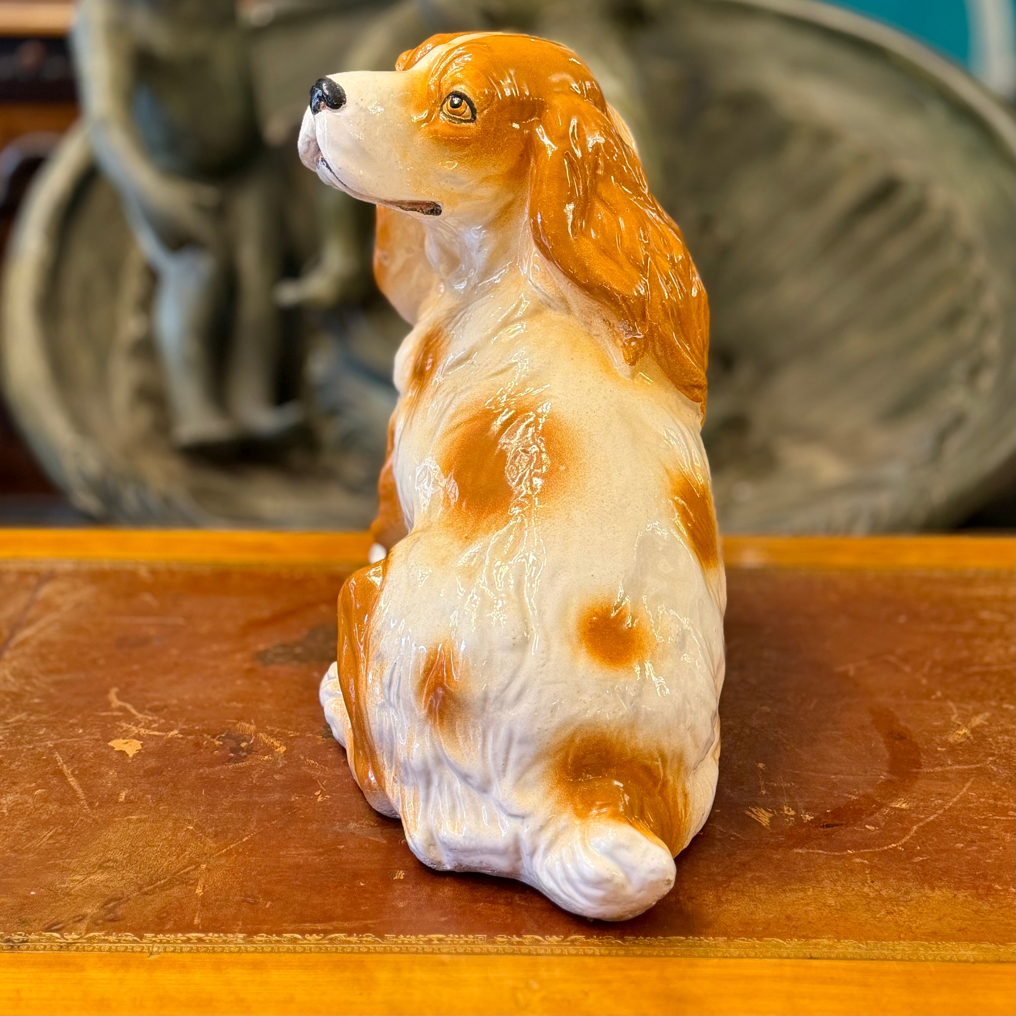 Perro Cocker Spaniel de cerámica diseño italiano. Italia SXX