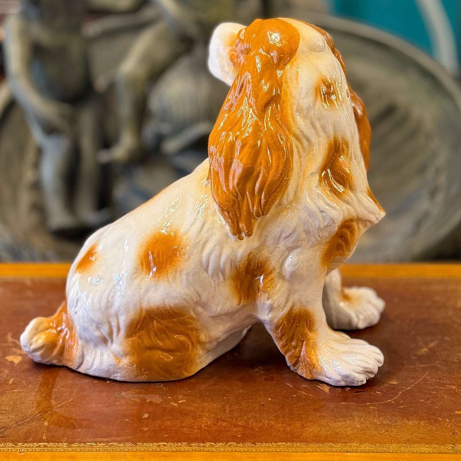 Perro Cocker Spaniel de cerámica diseño italiano. Italia SXX