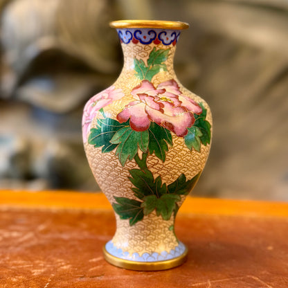 Jarroncito cloissone Meiji. Japón SXIX