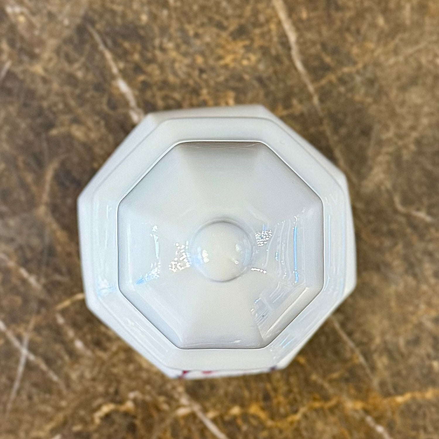 Frasco de farmacia de porcelana. Francia SXX