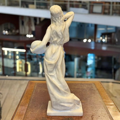 Escultura alabastro firmada Emmanuel Villanis (1858-1914). Francia SXIX