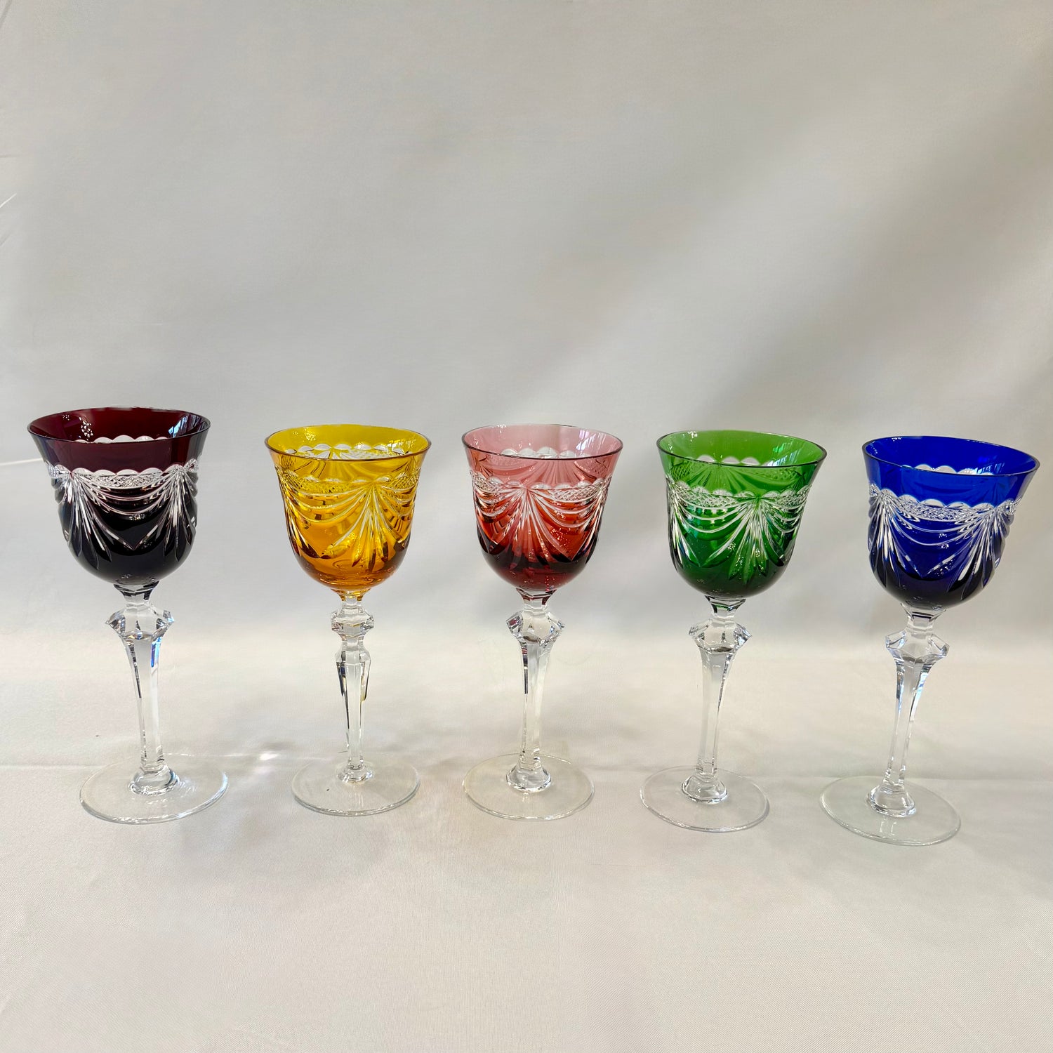 Juego de seis copas Artisanat de Lorraine. Francia SXX