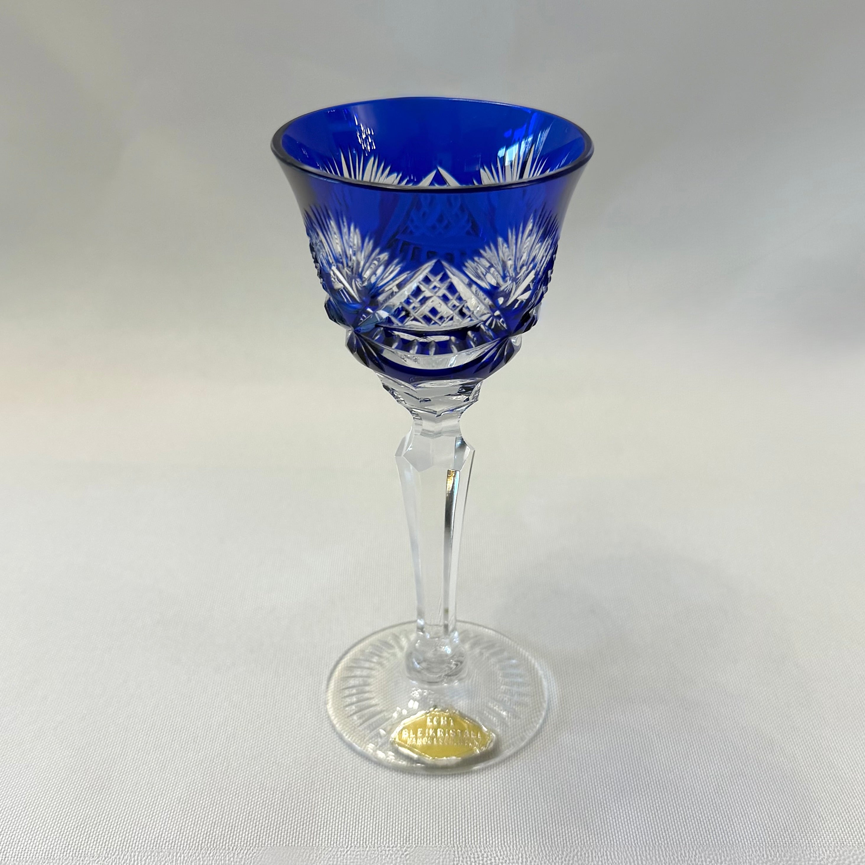 Juego seis copas cristal cortado alemanas. Alemania SXX