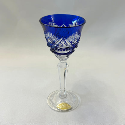 Juego seis copas cristal cortado alemanas. Alemania SXX