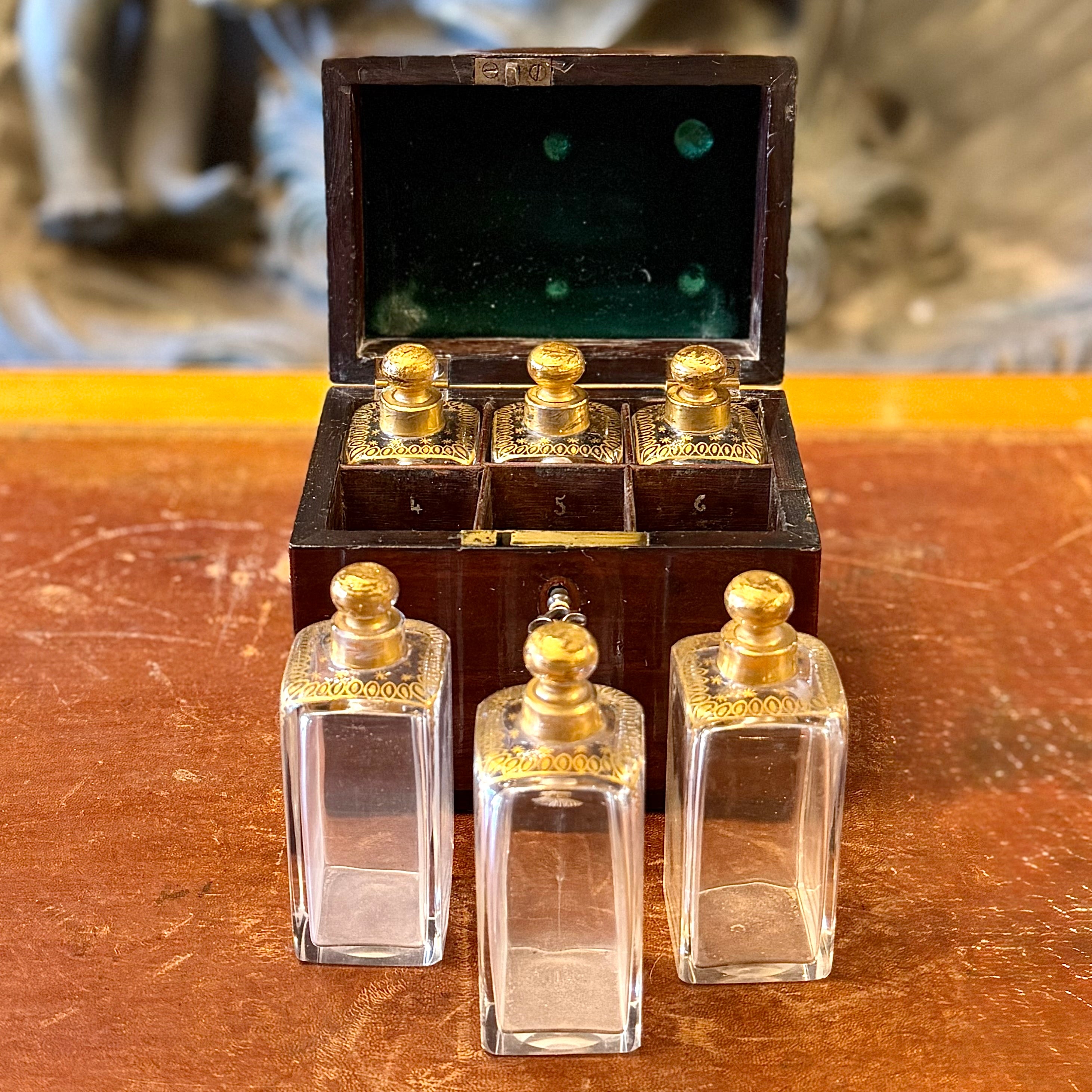 Estuche de perfumes época Napoleón III. Francia SXIX