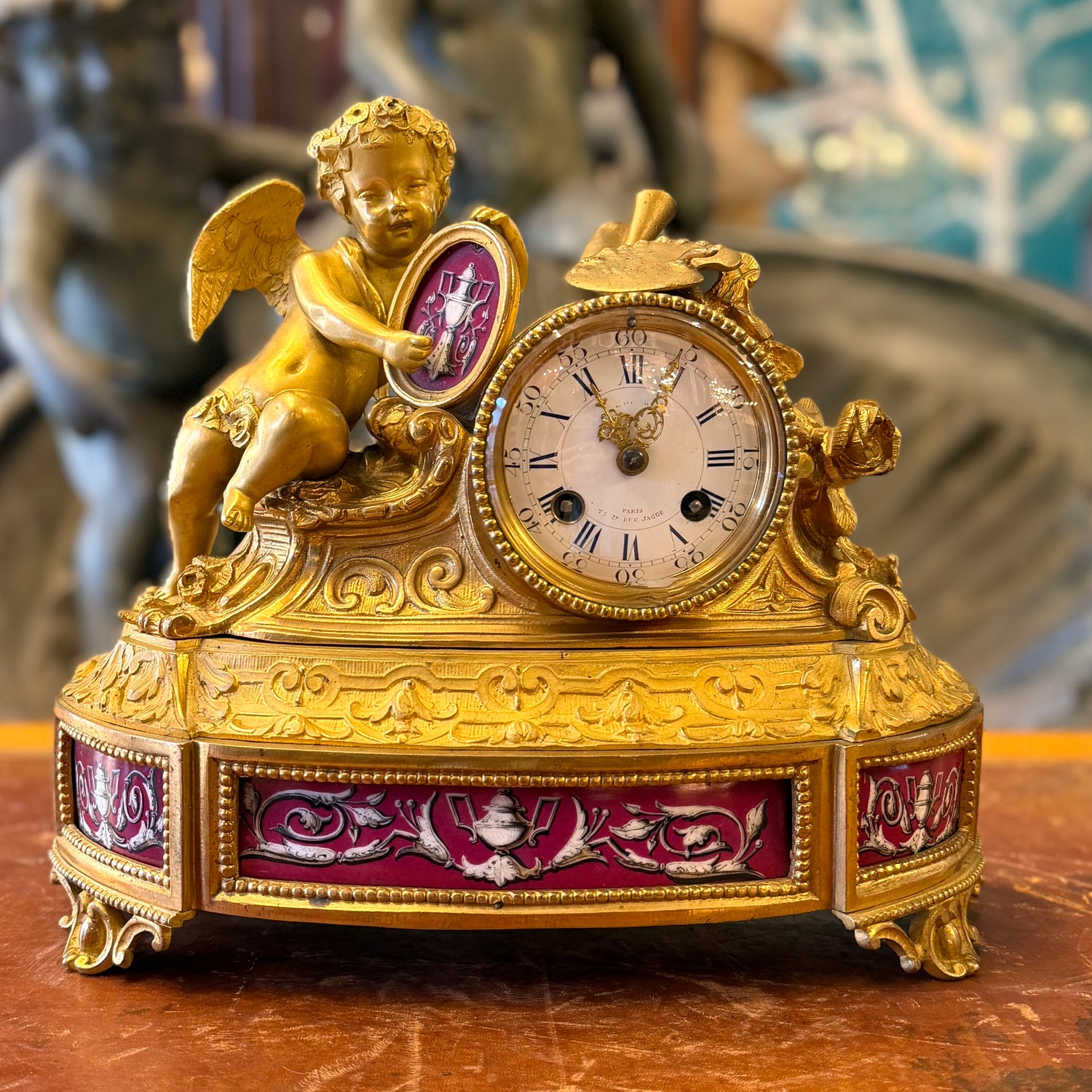 Graniture bronce ormolu época Napoleón III. Francia SXIX