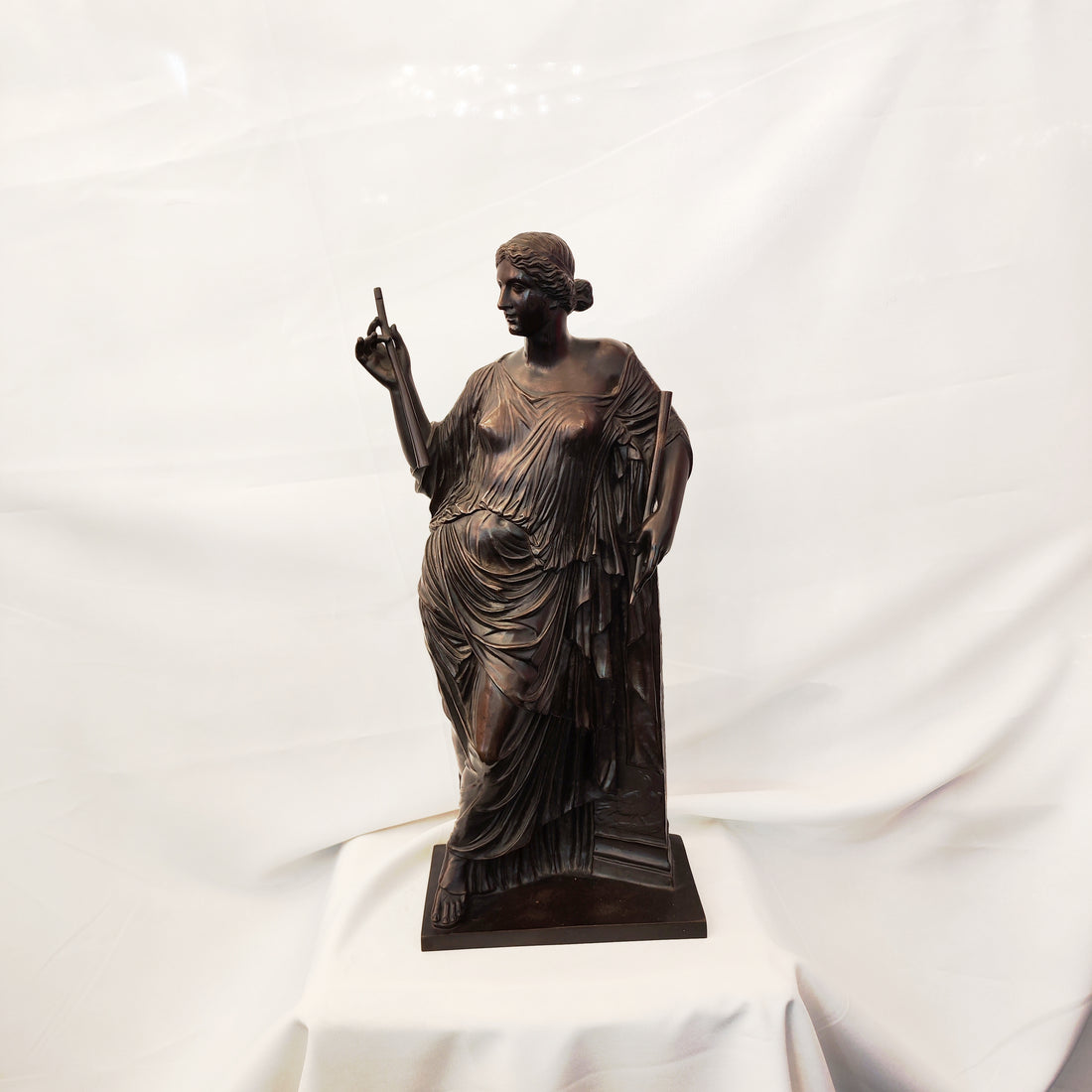 Escultura de Euterepe Firmada BARBEDIENNE y COLLAS. Francia SXIX