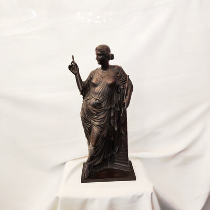 Escultura de Euterepe Firmada BARBEDIENNE y COLLAS. Francia SXIX
