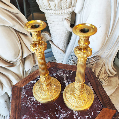 Par de candelabros época Louis Philippe. Francia SXIX