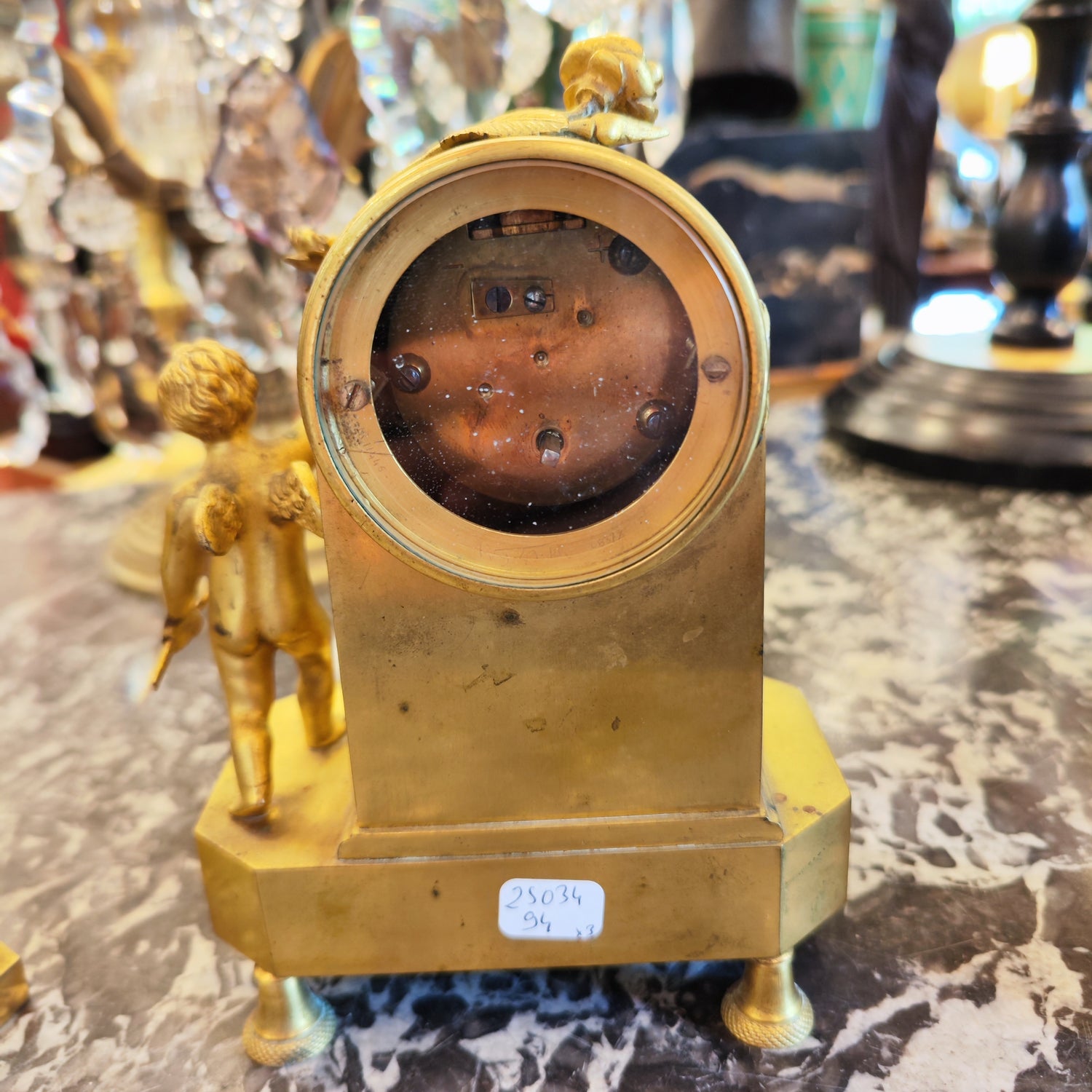 Garniture miniatura en bronce Ormolu. Época Napoleón III SXIX