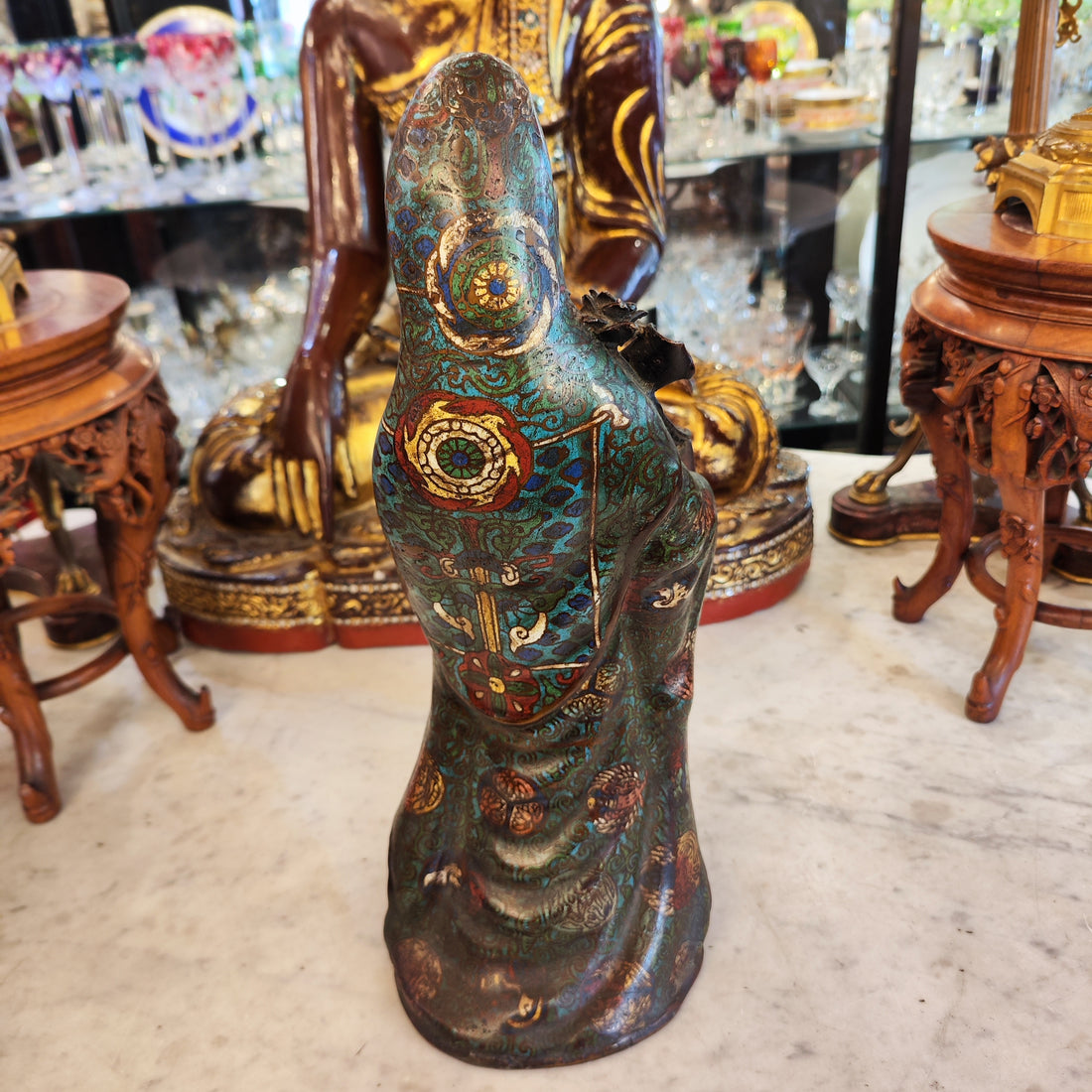 Figura cloissone japones Época Meiji periodo EDO. Japón SXIX