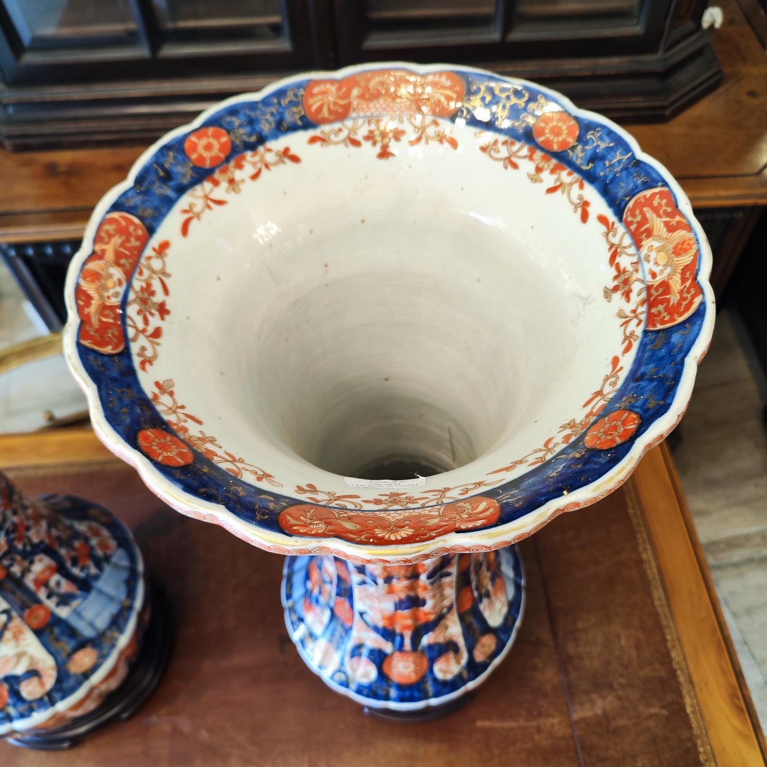Importante par jarrones Imari. Japón 1880