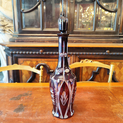 Botella bohemia sangre toro. Alenaia sXX