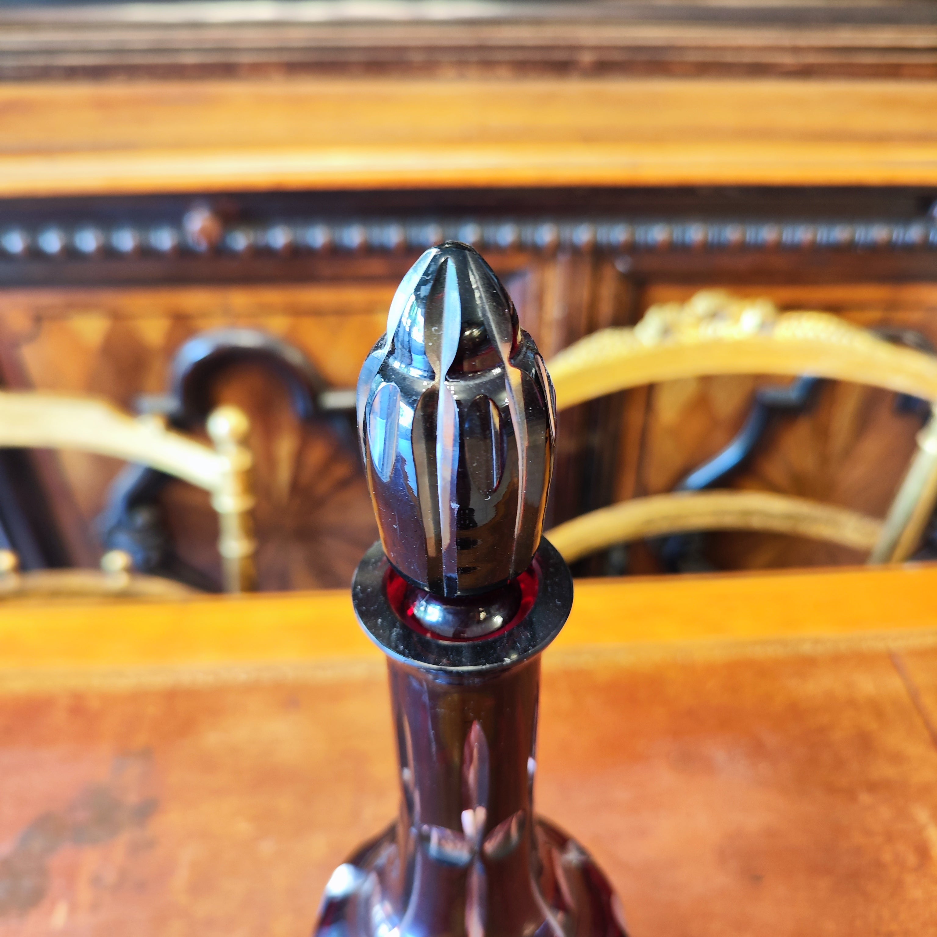 Botella bohemia sangre toro. Alenaia sXX