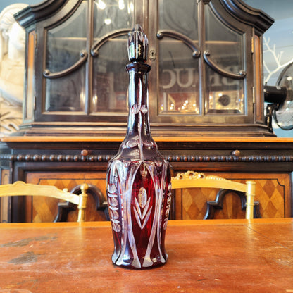 Botella bohemia sangre toro. Alenaia sXX