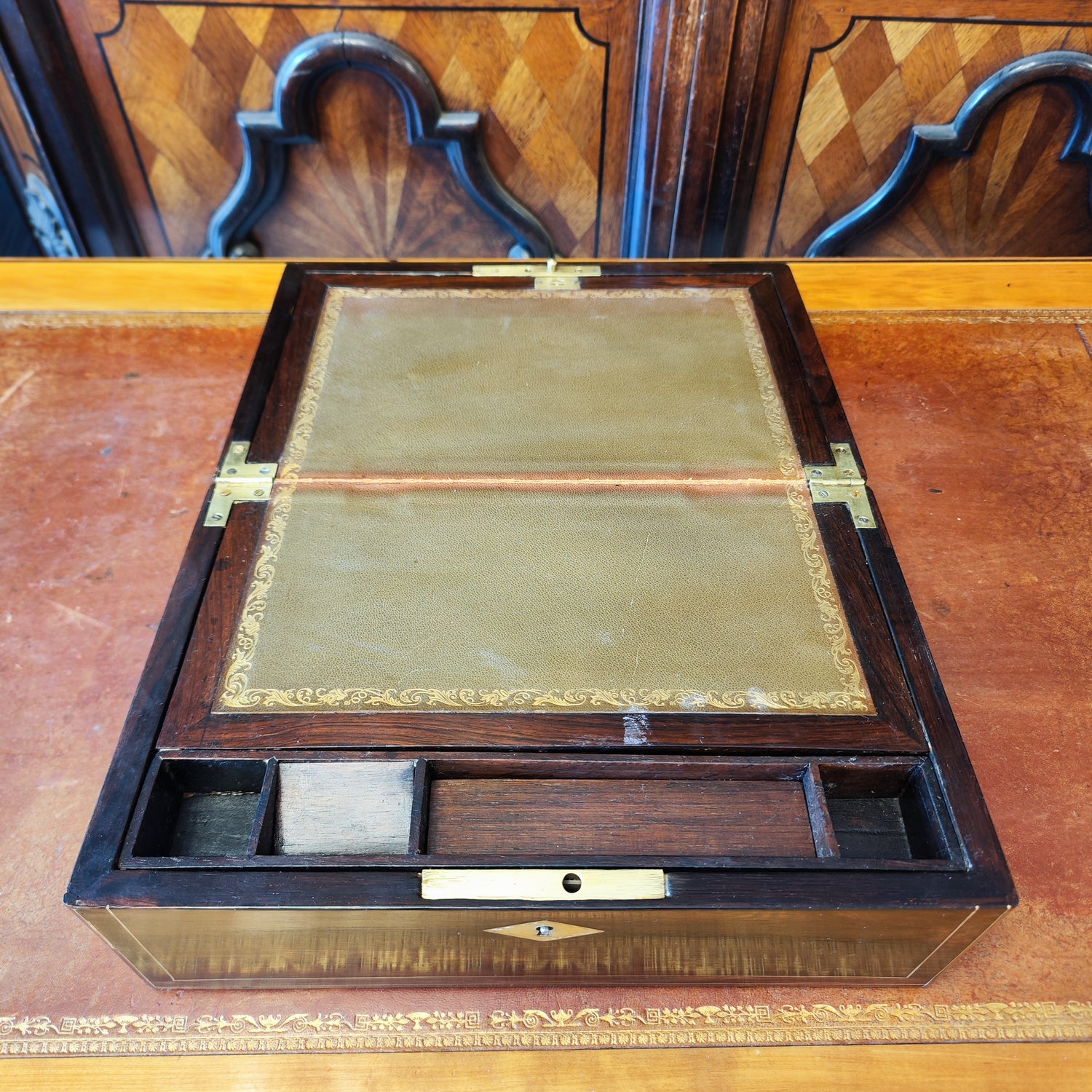 Escribanía de viaje Época Napoleón III. Francia SXIX