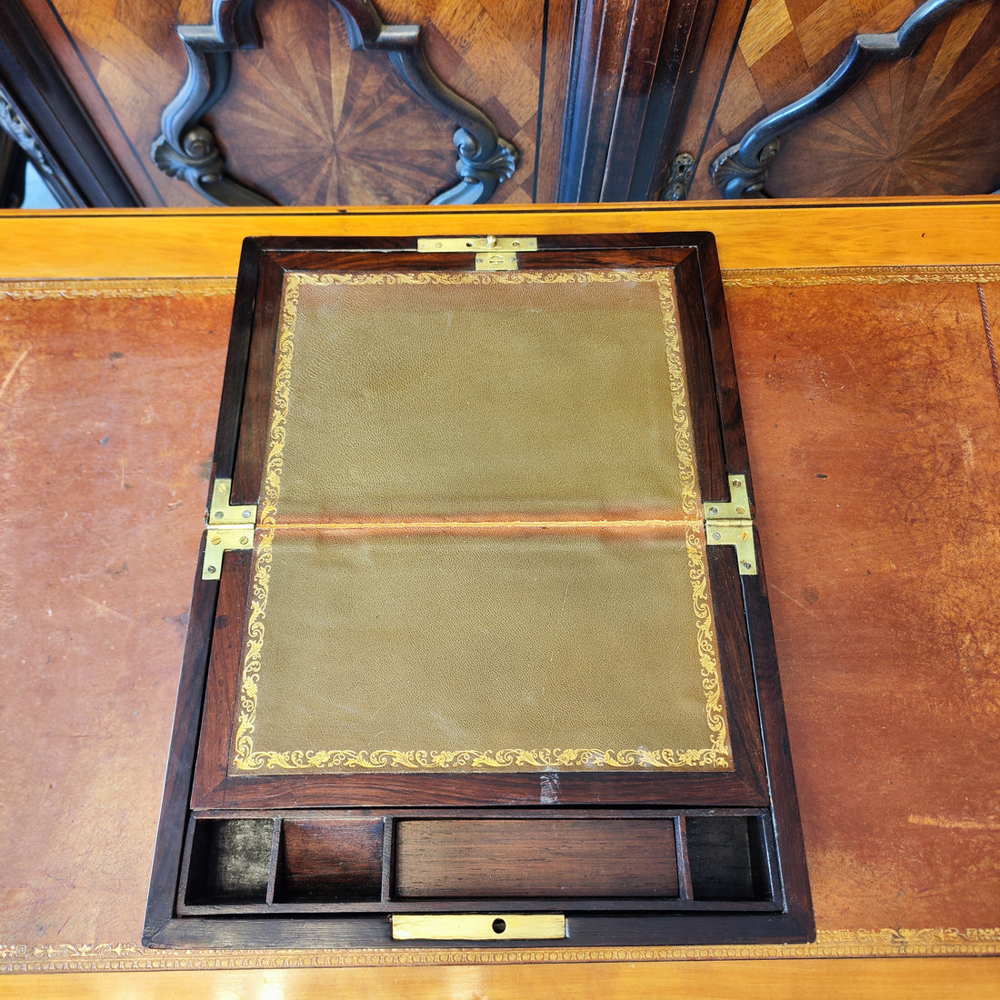 Escribanía de viaje Época Napoleón III. Francia SXIX