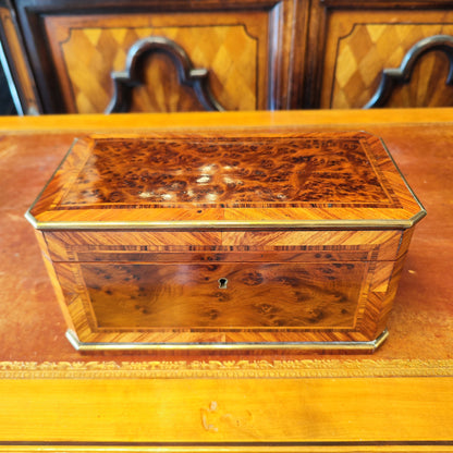 Espectacular Te Caddy doble. Época Napoleón III Francia 1860-1870