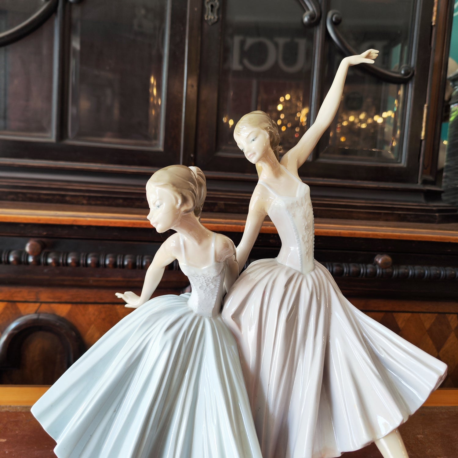 Par de bailarinas porcelana LLadro. España SXX