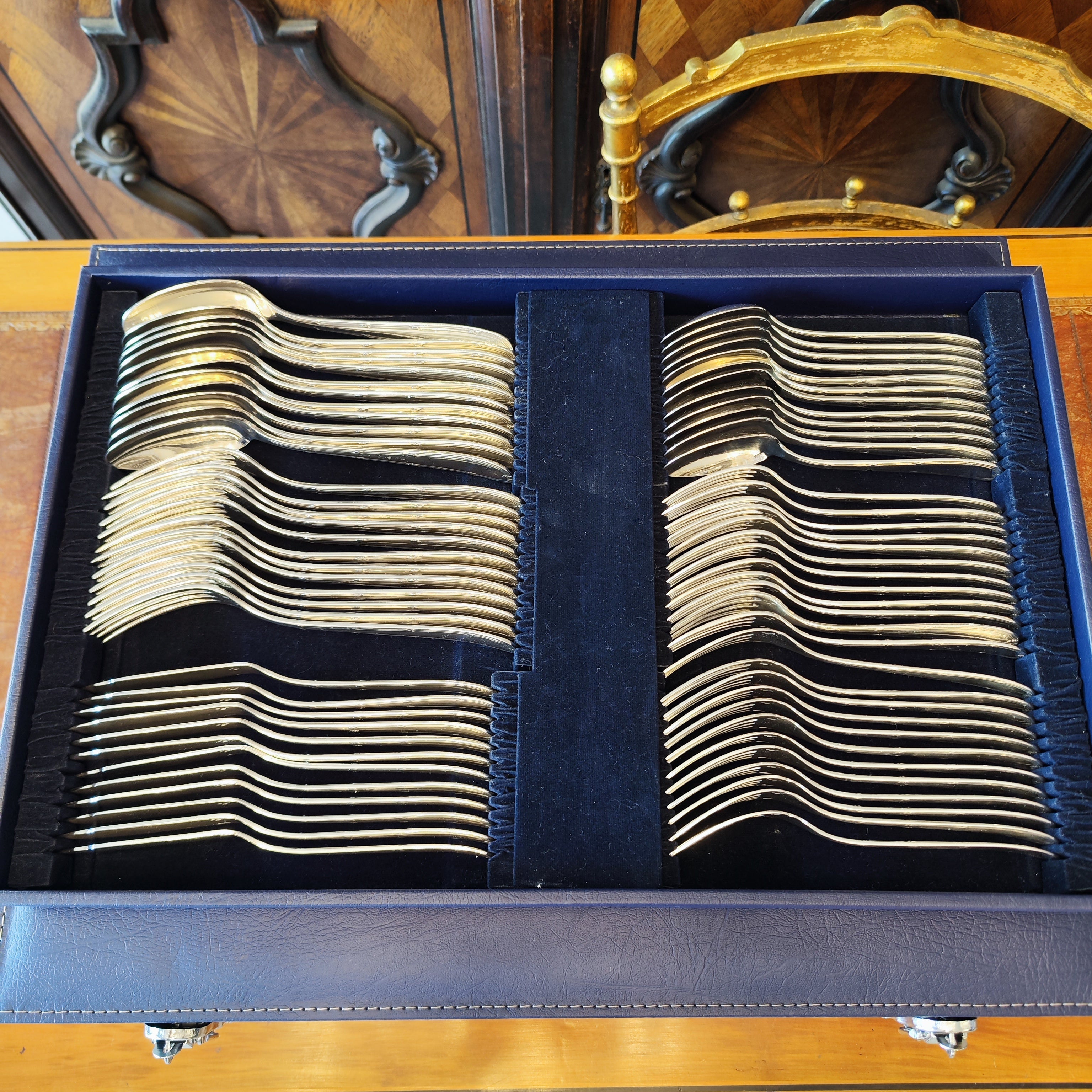 Cuchilleria Christofle modelo Rubans. Argentina SXX