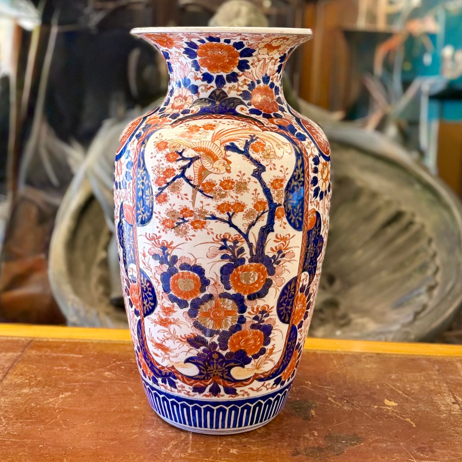 Gran Jarrón japones Imari periodo Edo. Japón SXVIII