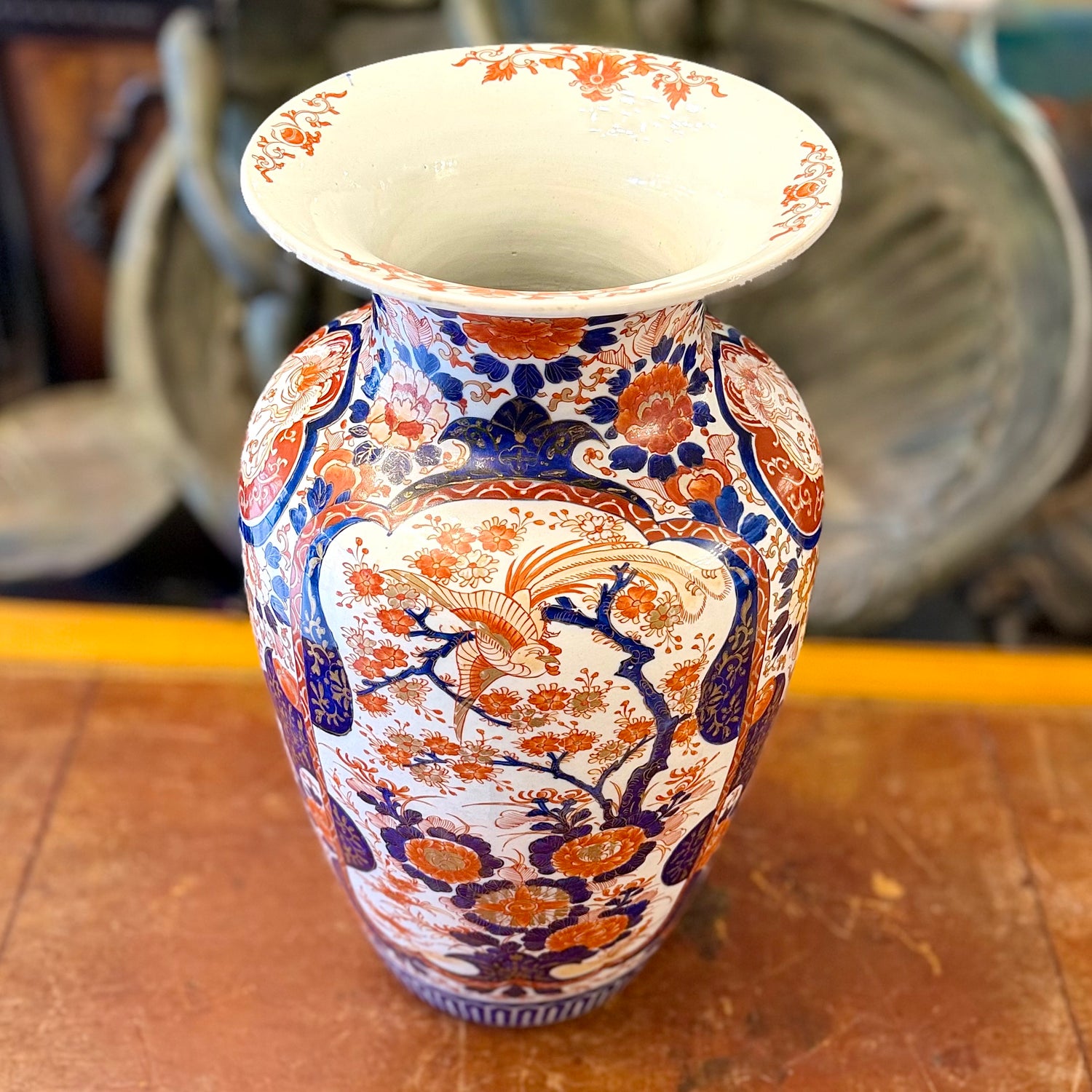 Gran Jarrón japones Imari periodo Edo. Japón SXVIII