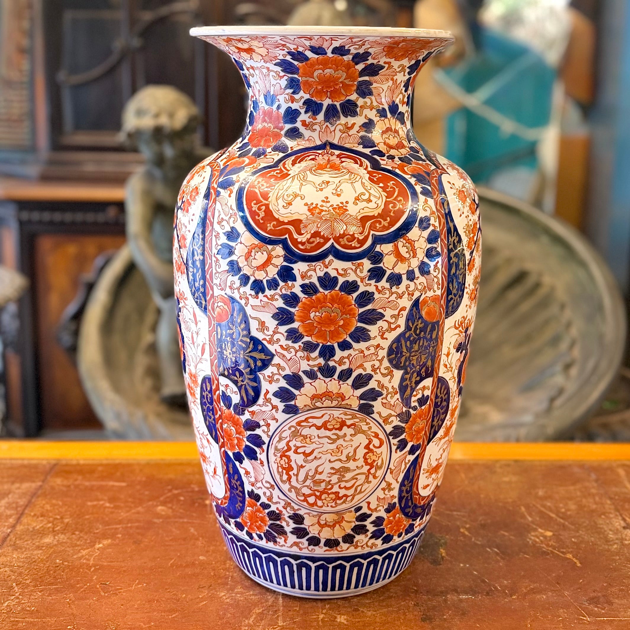 Gran Jarrón japones Imari periodo Edo. Japón SXVIII