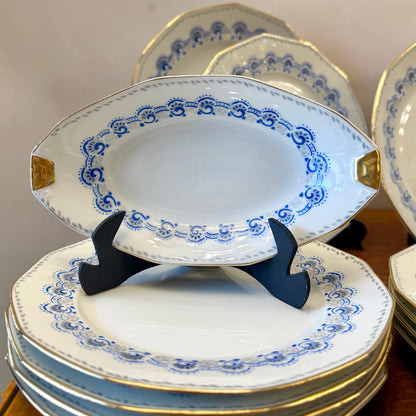 Vajilla de porcelana francesa Limoges France Art-Deco. Francia SXX