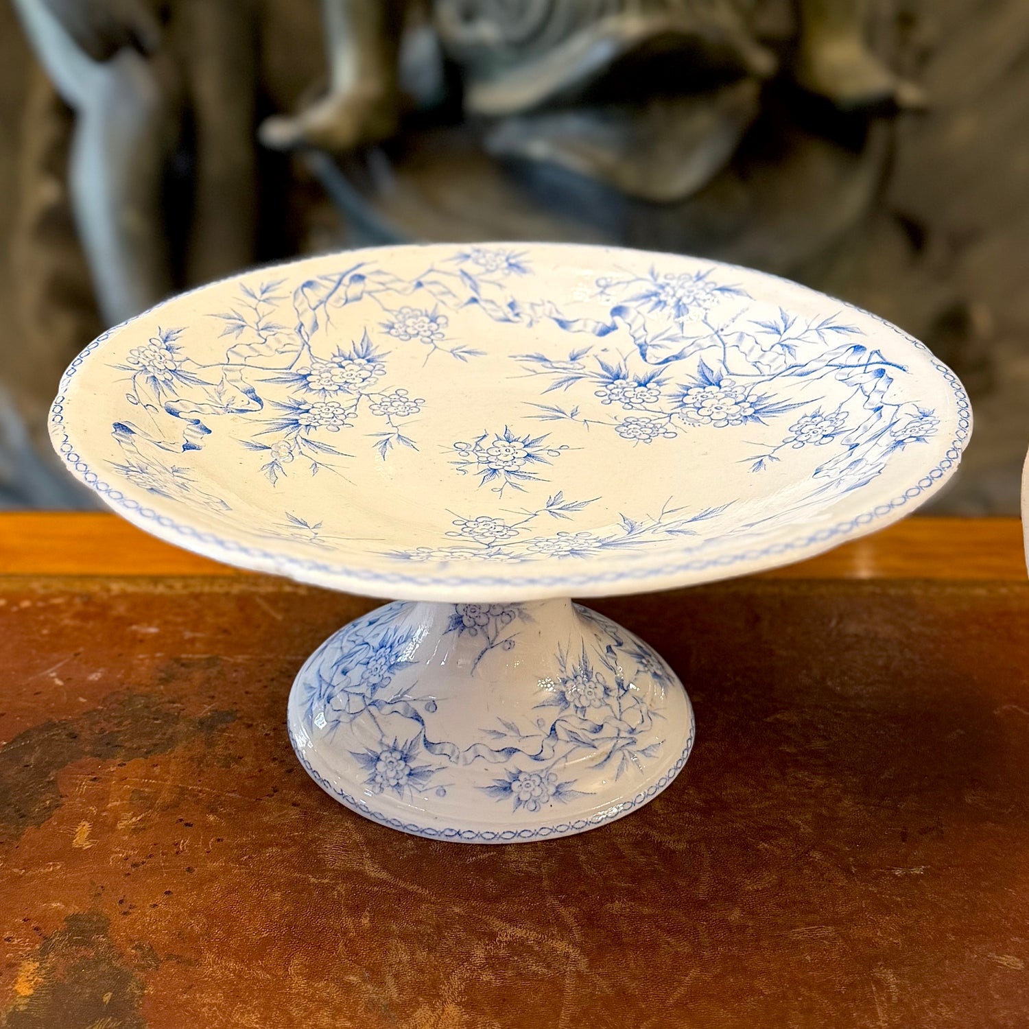 Vajilla de postre de porcelana P.P. Fabrik. Noruega SXIX