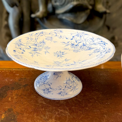 Vajilla de postre de porcelana P.P. Fabrik. Noruega SXIX