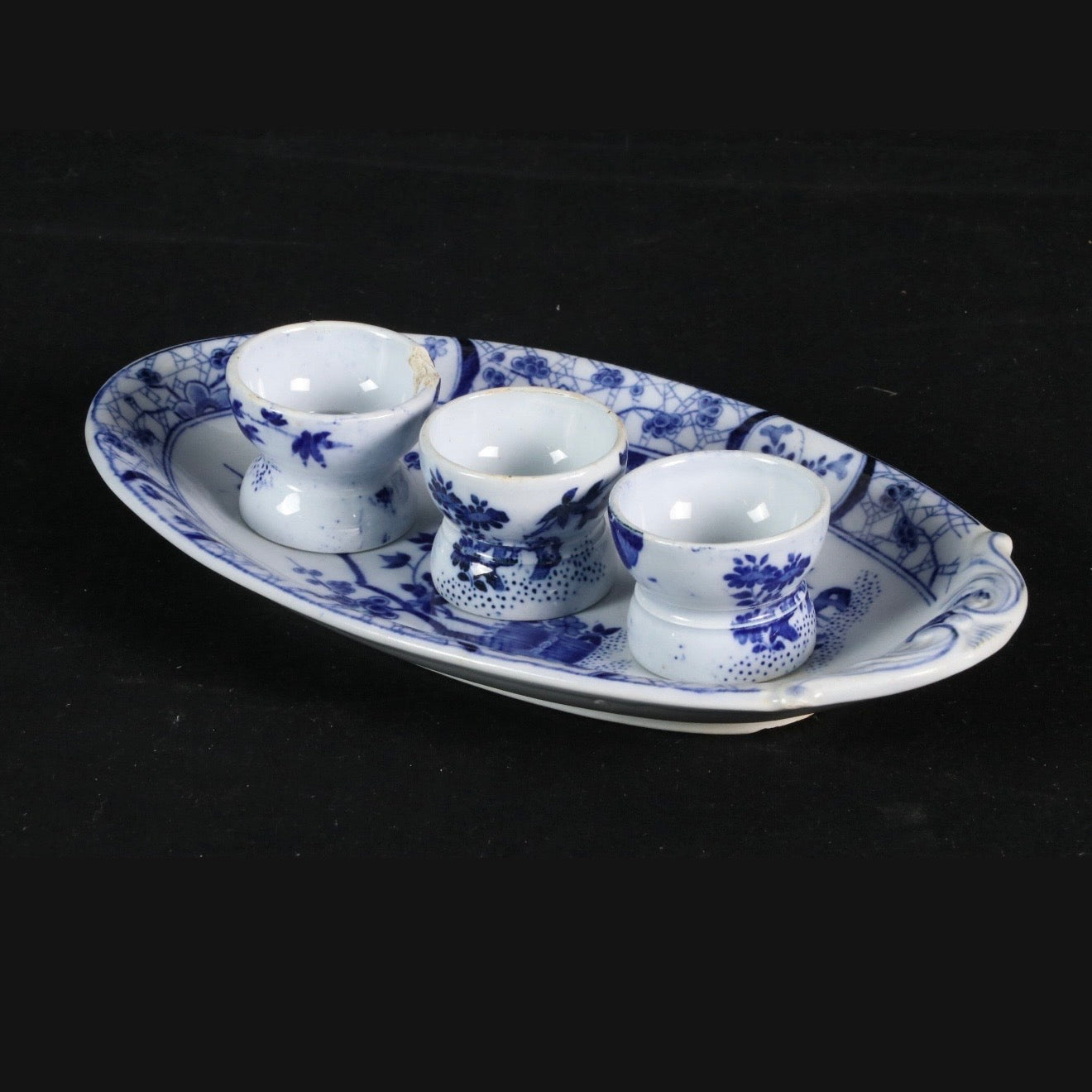 Vajilla porcelana Creil Montereau modelo Japón Imperial. Francia SXIX