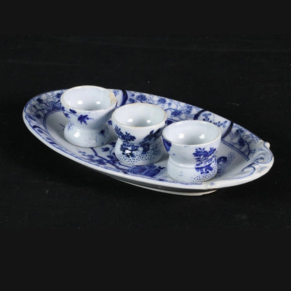 Vajilla porcelana Creil Montereau modelo Japón Imperial. Francia SXIX