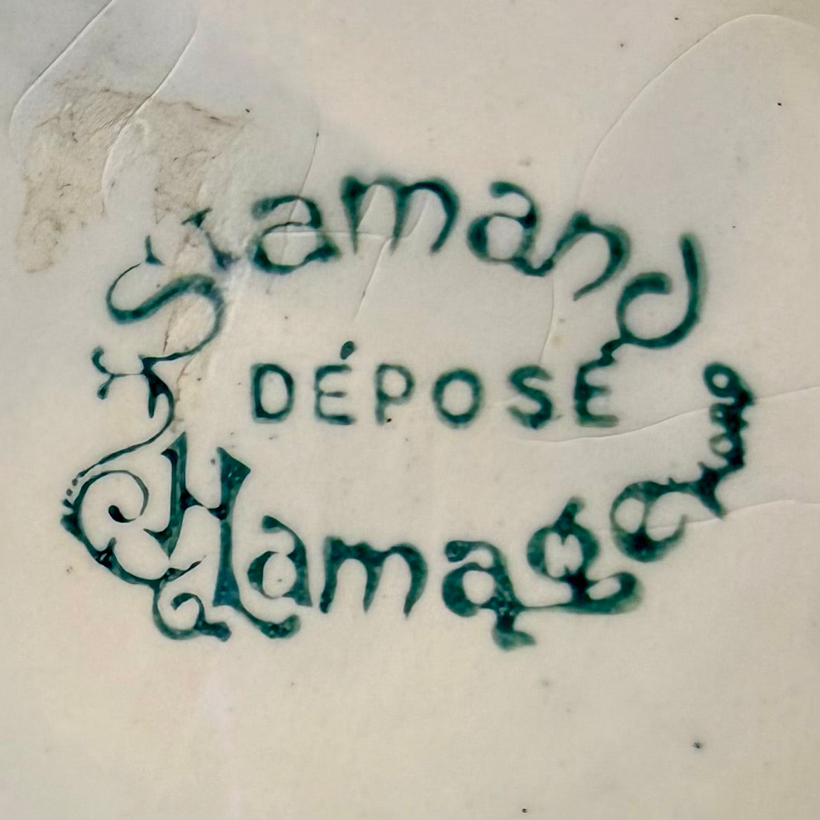 Par de jarrones Art- Nouveau et Hamage Nord. Francia SXX